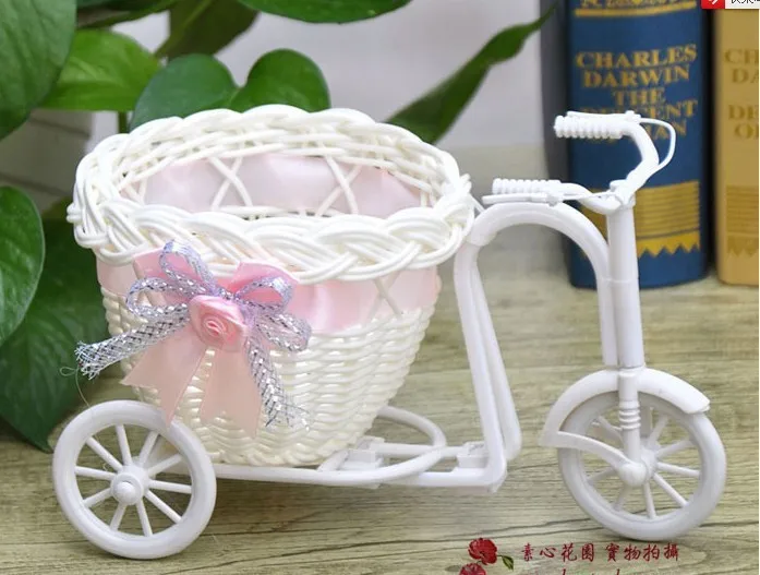 бесплатная доставка 2pcs/lot хранения ротанга pe трицикл ремесел вазы корзины