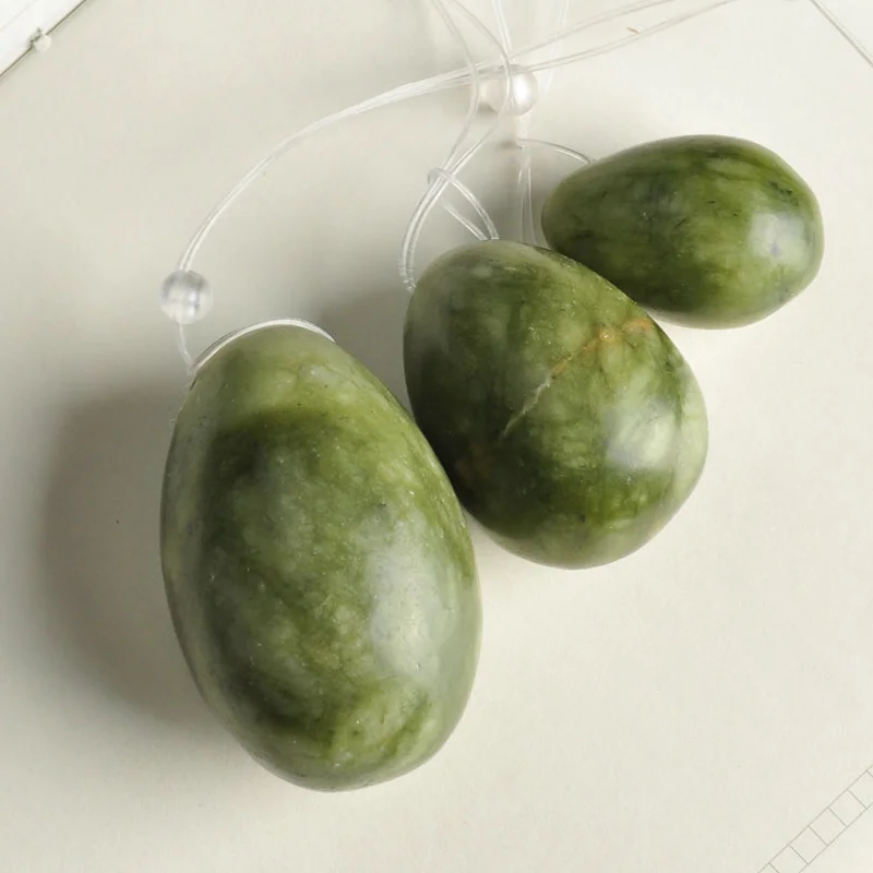 3 шт. яйцевидные нефритовые мышцы тазового дна вагинальные затягивающие яйца