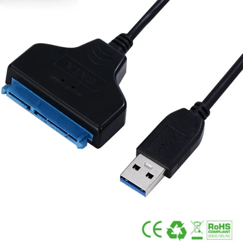 USB 3 0 SATA кабель Sata к адаптер Поддержка 2 5 дюймов внешний SSD HDD жесткий диск 22 Pin III