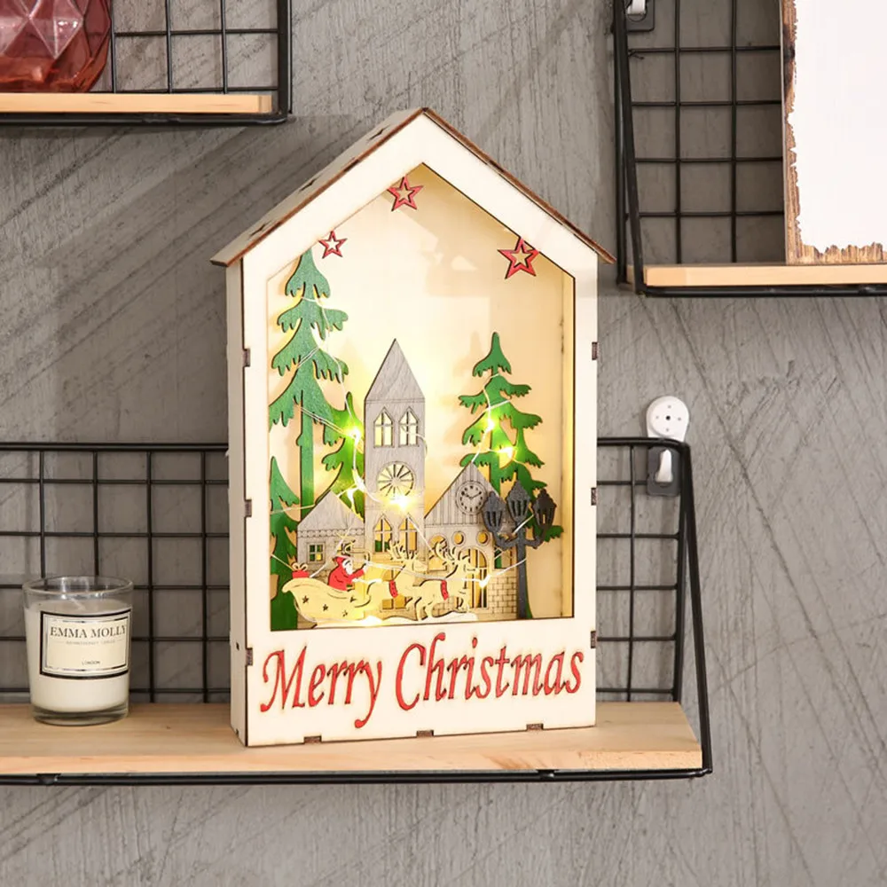 2018 новый модный Рождественский Декор украшение светодиодный светильник упряжка