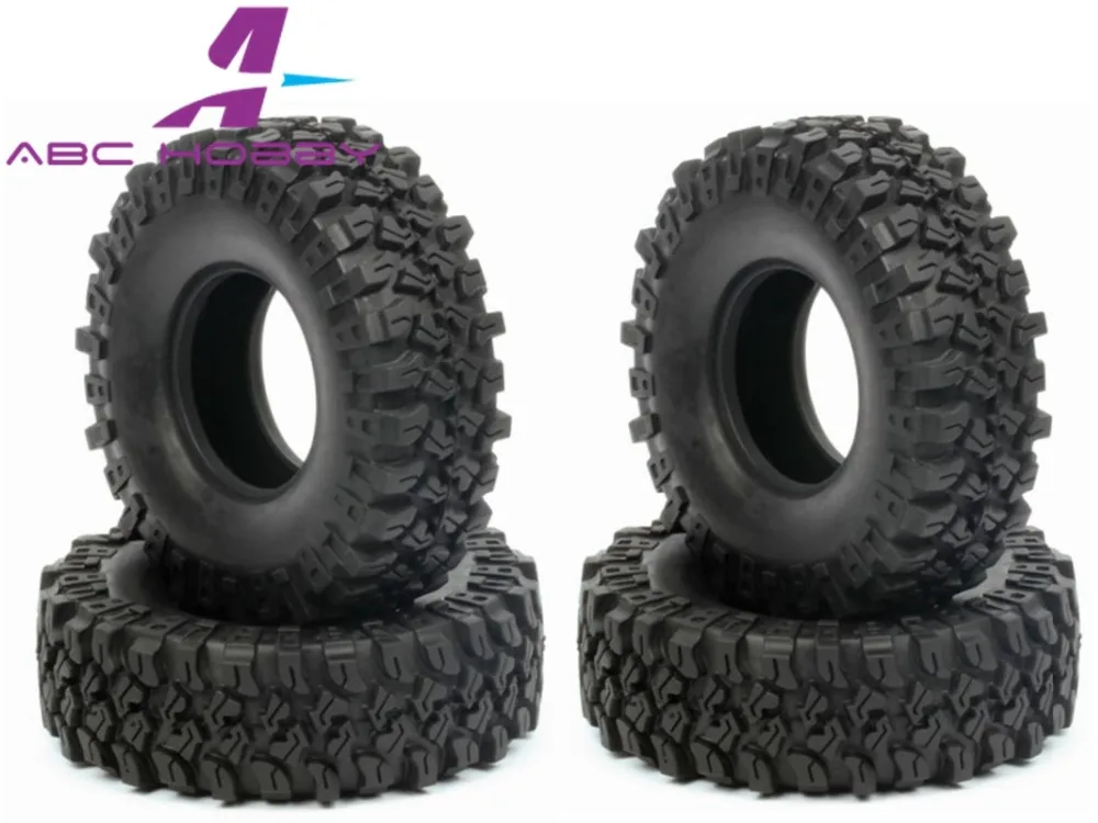 105 мм Рок Гусеничные Шины для 1/10 RC автомобиля CC01 Rc8WD D90 D110 SCX10 1 9 4 шт. tamiya Trx4 осевой