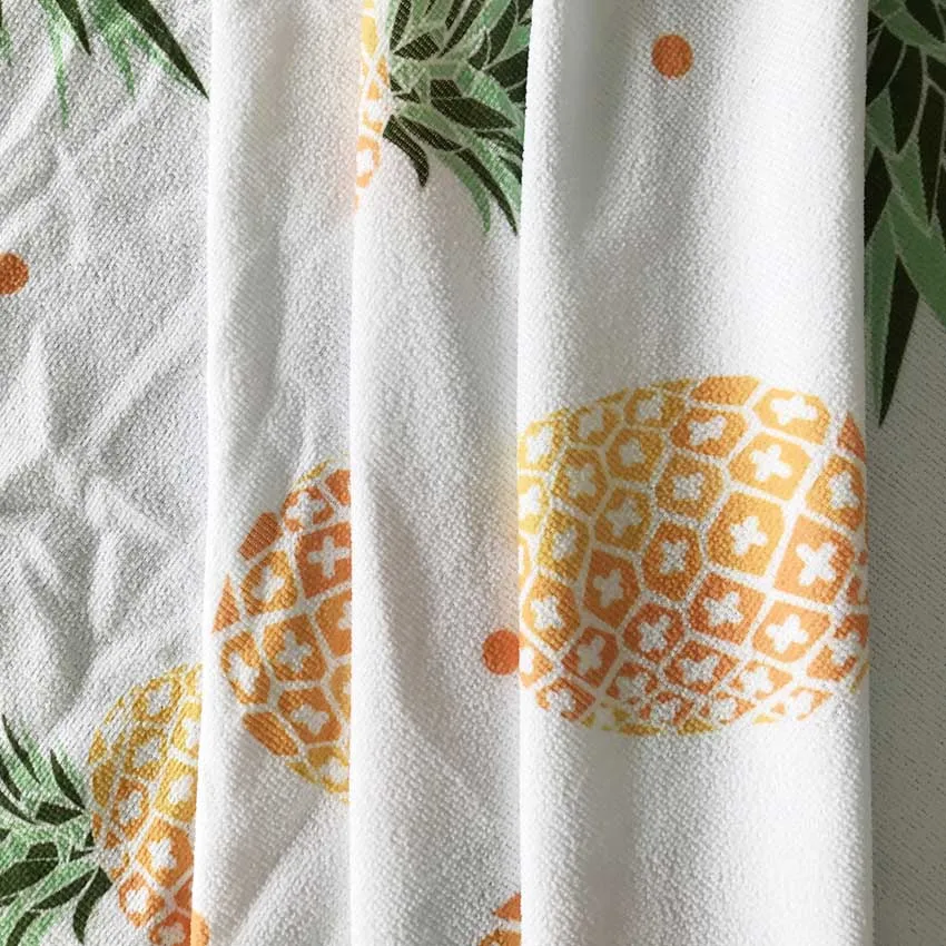 Летнее круглое пляжное полотенце с цветами и листьями богемный рюкзак кулиской