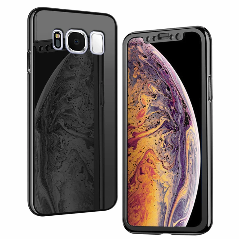 YueTuo Coque чехол для Samsung Galaxy S8 Plus s8plus S 8 покрытие зеркальный телефон роскошный 360 все