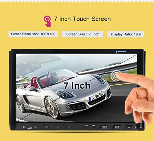 Win8 7 ''двойной 2 DIN GPS навигации dvd плеер автомобиля в тире MP3/MP4/USB/SD /amfm/RDS/bt стерео