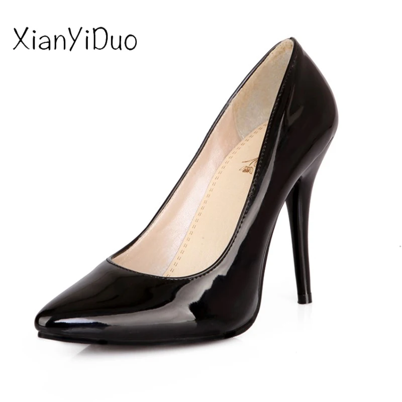 Xianyiduo/2018 весенне осенняя женская обувь пикантные туфли лодочки на очень высоком