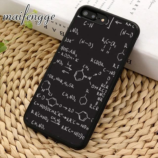 Чехол для телефона maifengge с узором научной математической формулы iPhone 5 6s 7 8 plus 11 12