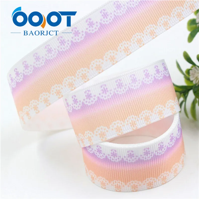 I-19603-1375 OOOT BAORJCT I-19603-1370, 25 мм 10 ярдов геометрические термотрансферные печатные корсажные ленты, ленты ремесла, лук кепки DIY аксессуары - Цвет: I-19603-1375