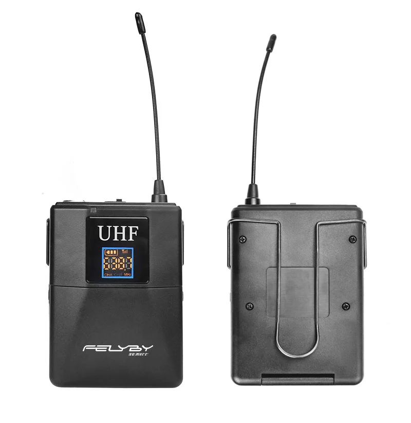 FELYBY Профессиональный UHF конференц беспроводной петличный микрофон для компьютера или обучения набор микрофона с приемником передатчик