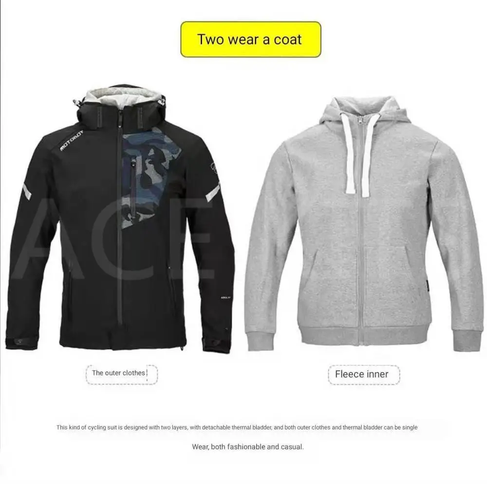 Мужской Камуфляжный костюм для езды на мотоцикле отдыха и гонок куртка Осенний