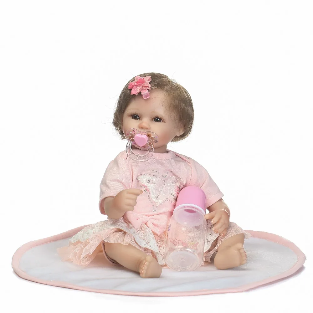

Кукла bebe из мягкого силикона, Реалистичная, ручная работа, 40 см