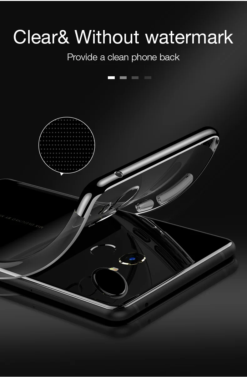 Мягкий ТПУ чехол для Xiaomi mi Mix 2 S x Чехол защитный ковер прозрачный чистый силикон x2S