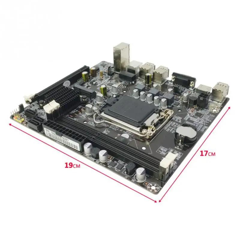 Intel H61 разъем LGA 1155 Материнская плата Micro-ATX16GB 2 DDR3 1600 1333 Память DIMM PCI-E 3 0 для ЦП Xeon Core i3