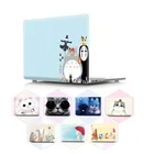 Жесткий Чехол для ноутбука MacBook Air 13 11 12 Pro Retina 13 15 дюймов, чехол с изображением животного и кота для Macbook New Pro 13 15 A1706 A1707 A1708