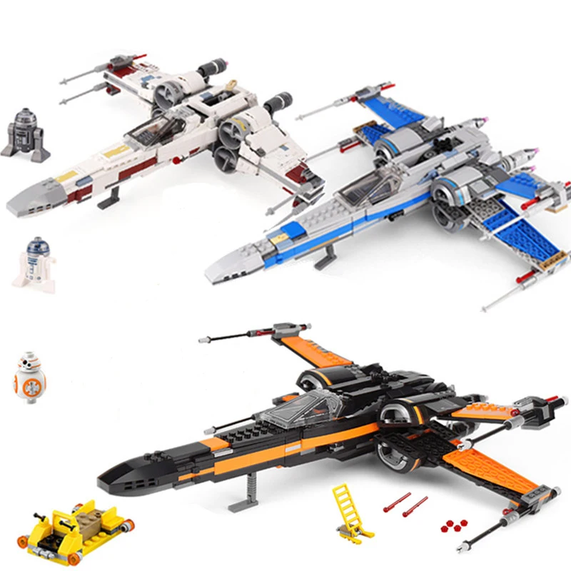 Новые Звездные игрушки войны X wing Звездный план боец 75218 79209 строительные блоки