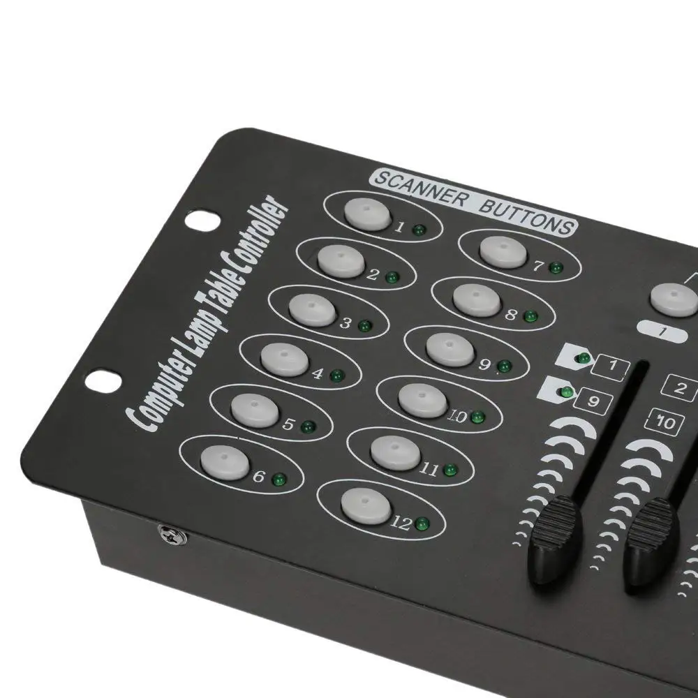 Aoguteely 192 Channels DMX512 Controller Console for Stage Light Party DJ Disco Operator Equippmen | Освещение