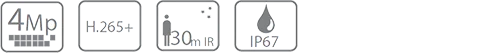 Сетевой видеорегистратор Dahua IP Камера IPC-D2B40-ZS 4MP 2,8-12 мм Моторизованный объектив инфракрасная сетевая камера с функция POE похож на IPC-HDBW4433R-ZS