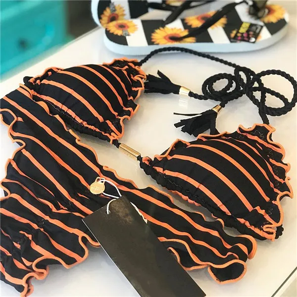 BQJ9012 black Melphieer, сексуальное Бразильское бикини, бикини, Ретро стиль, резкий купальник, женский купальный костюм, купальник, Женский комплект бикини - Цвет: BQJ9012 black