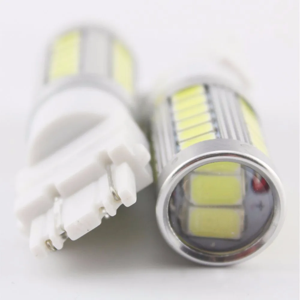 2 шт. 3157 3047 3057 5630 33 SMD красный 900 люмен 8000K супер яркий светодиодный стоп сигнал с