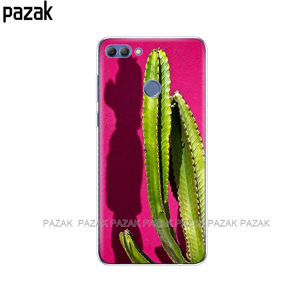 34496 Силиконовый чехол для телефона huawei p smart чехол Enjoy 7S чехол s для Psmart задняя крышка Полный 360 Защитный Мягкий ТПУ чехол Новинка - Цвет: 34496