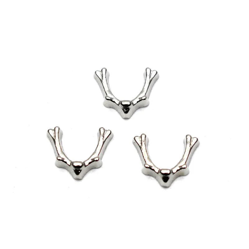 

Горячая продажа 10 шт./лот плавающие амулеты рога сплав амулеты живые стеклянные медальоны на память DIY женские ювелирные изделия