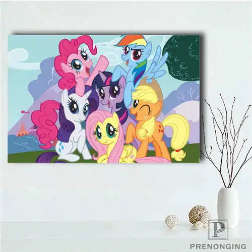 На заказ my little pony (1) печатные плакаты тканевые настенные художественные картины