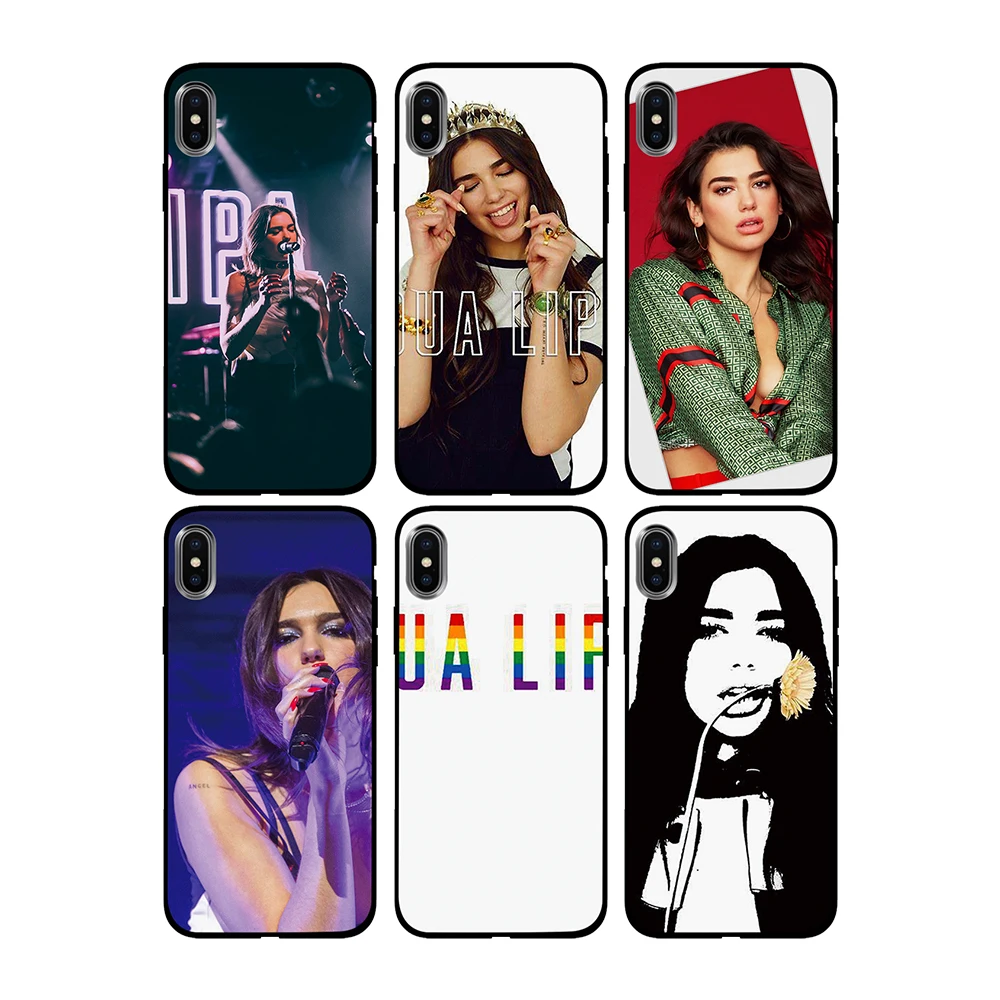 Мягкий ТПУ чехол Dua Lipa для Apple iPhone 6 6S 7 8 Plus 5 5S SE X XS MAX XR силиконовые чехлы | Мобильные
