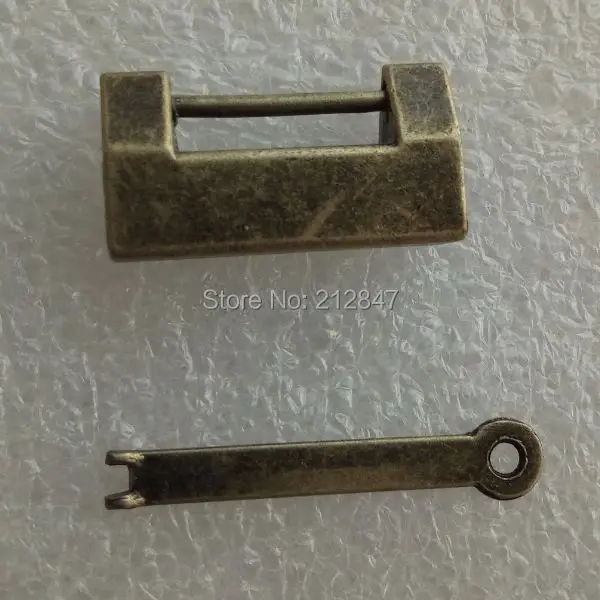 1 шт. винтажный старинный Железный Китайский Старый замок ретро латунный для