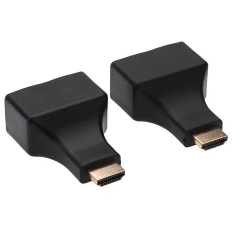 30 м HDMI двойной RJ45 CAT5E CAT6 UTP LAN Ethernet удлинитель Ретранслятор 1080P для HDTV HDPC PS3 STB bycat-5e/6