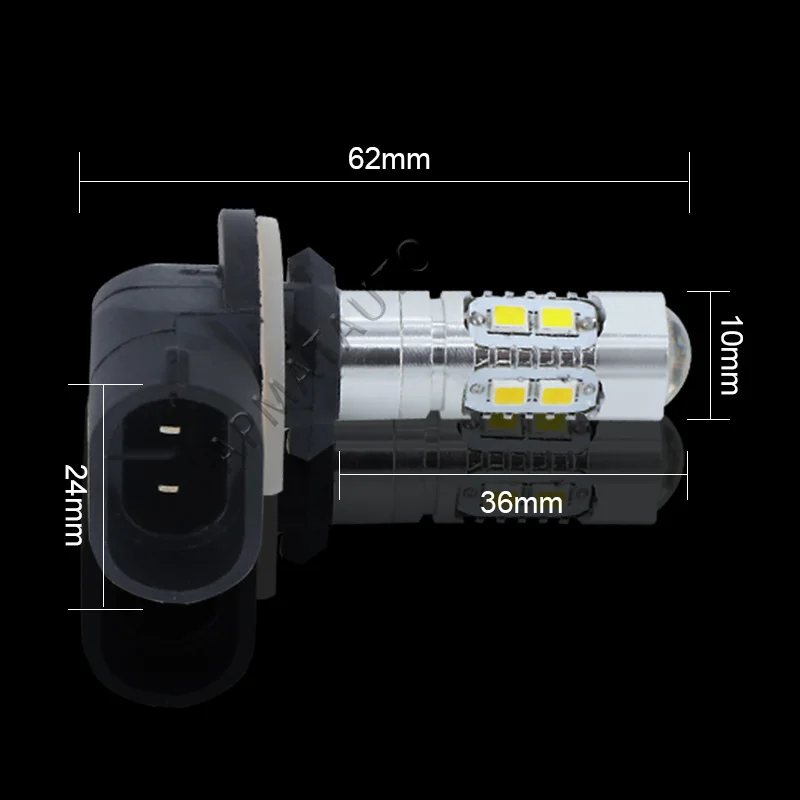 2x50 Вт Высокая мощность для Samsung Chips 10SMD H27W/2 881 886 894 898 899 светодиодная