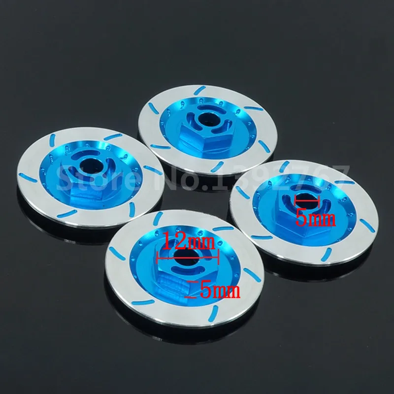 4 шт. шестигранная гайка для радиоуправляемых моделей автомобилей 12 мм|12mm hex|metal