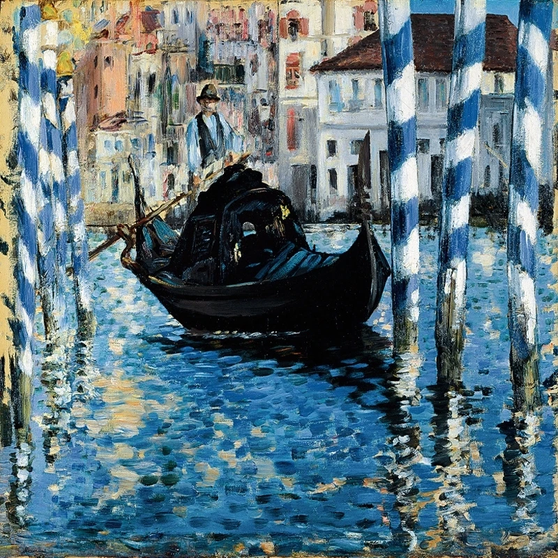 

Современная Картина на холсте всемирно известная картина оттиска ручная роспись Венеция водный город, украшение для дома подарок бесплатн...