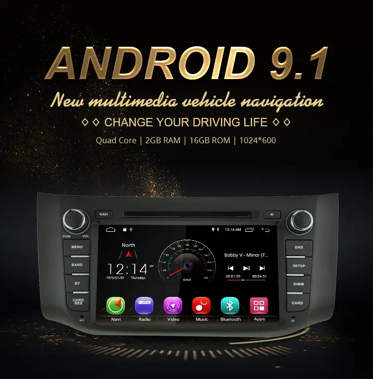 JDASTON Android 10.0 Car DVD Player For Nissan Sylphy Sentra 2012- Pulsar Multimedia GPS Navigation 2 Din Car Radio Stereo