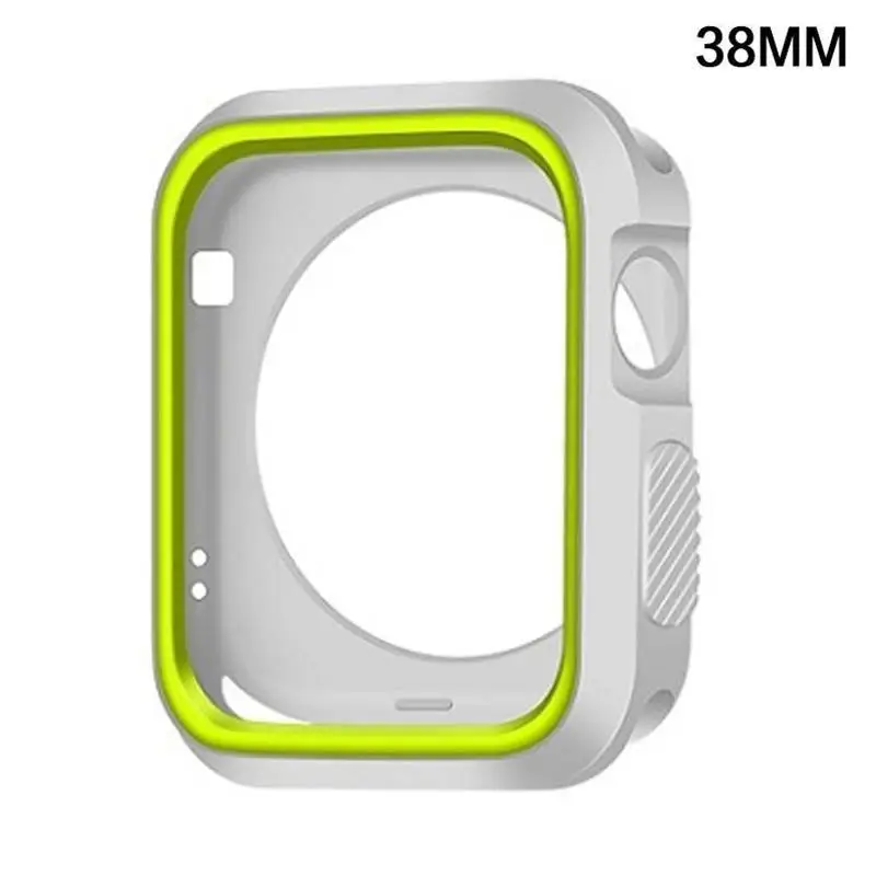 EastVita силиконовый защитный чехол для Apple Watch 42 мм 38 Полная рамка экрана резиновая