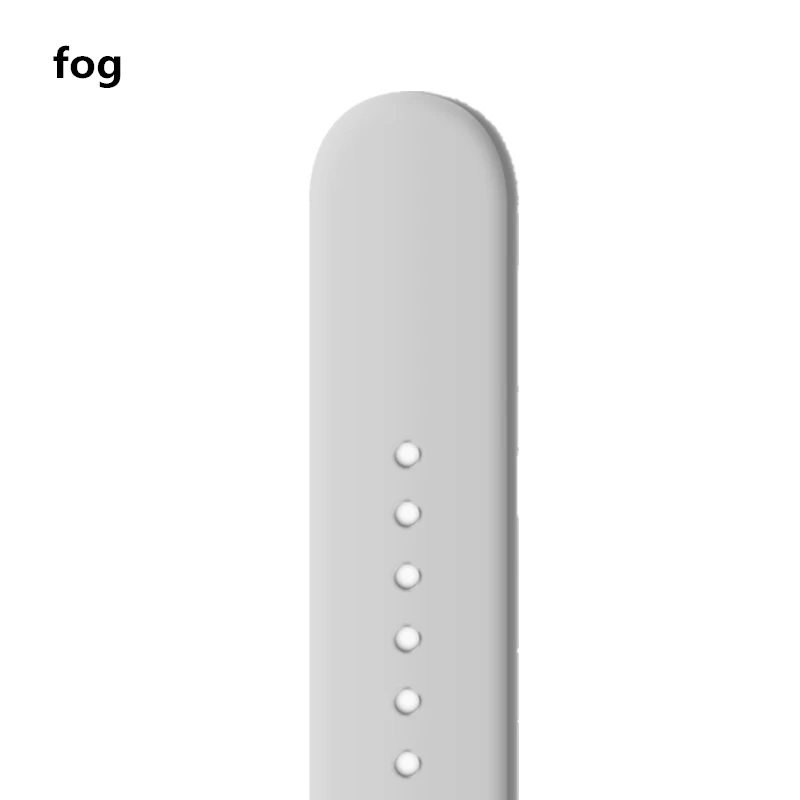 fog Мягкий силиконовый спортивный ремешок для наручных часов Apple Watch, версии 5/4 44 мм 40 мм Мягкие ремешки Ремешки для наручных часов iWatch 3/2/1 38 мм 42 мм - Цвет ремешка: fog