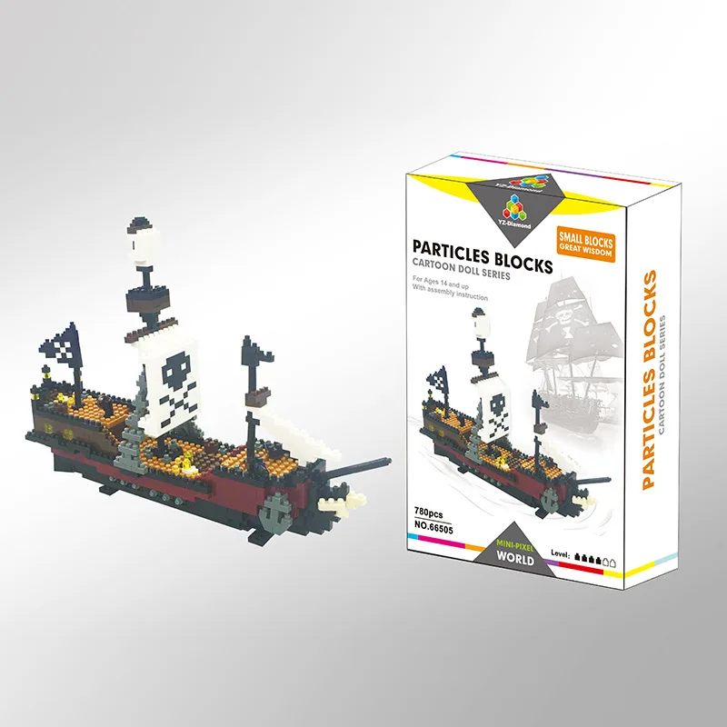 Конструктор YZ Титаник детали для сборки сделай сам пиратский корабль аукцион