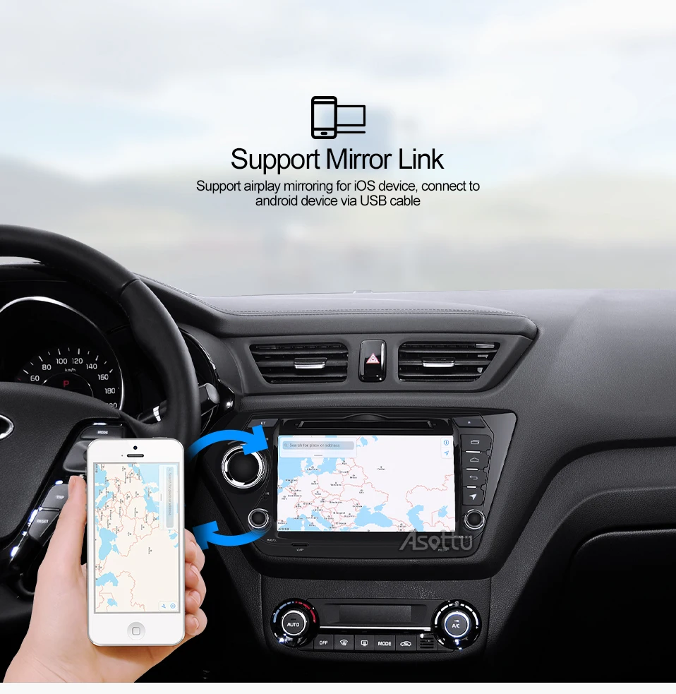 Asottu ZK28060 г 2 г+ 32 г android 7,1 автомобиль dvd gps плеер автомобиля Радио gps навигация видео плеер для Kia rio k2 автомобильный мультимедийный плеер