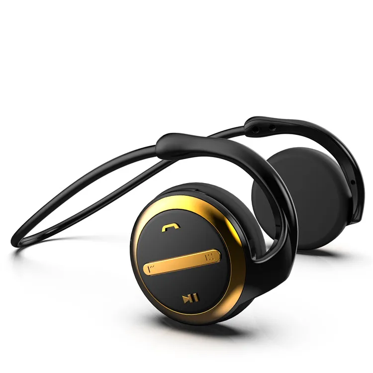 RBL601 Bluetooth 4,1+ EDR Беспроводные шумоизолирующие FM радио карты мобильный Спорт стерео бег музыка наушники гарнитура наушники - Цвет: Золотой