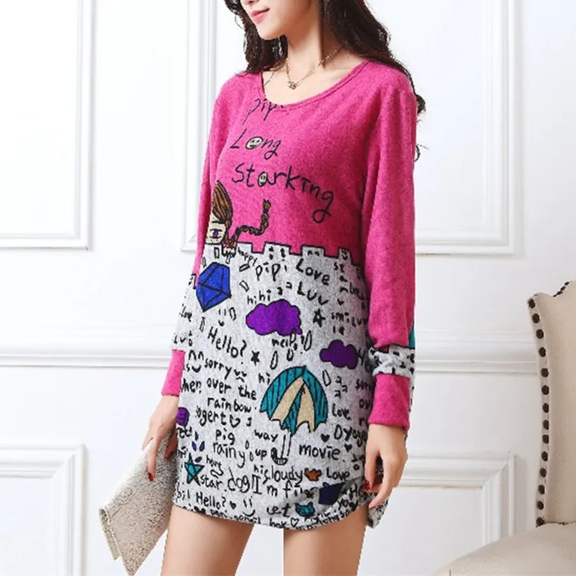 Большие размеры женские 2018 новые весенние модные толстовки и свитшоты