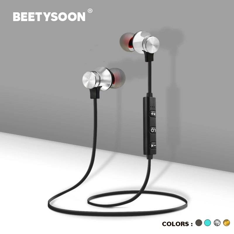 BEETYSOON Bluetooth наушники Беспроводной с микрофоном Магнитная в ухо гарнитуры для