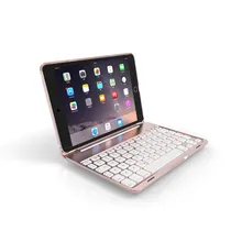 Bluetooth клавиатура для iPad mini 4 алюминиевая 7 цветов с подсветкой