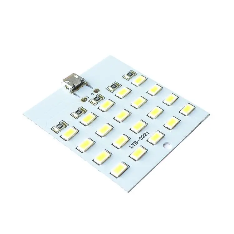 20 бусин Светодиодный лампа Плата USB Мобильная лампа аварийная лампа Ночная лампа