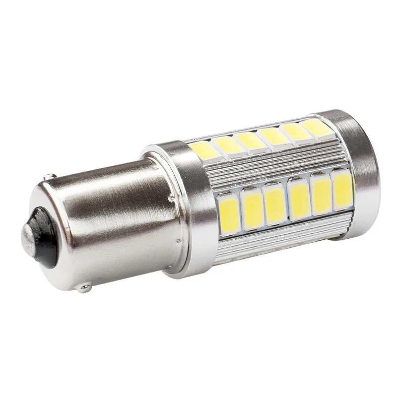 2 шт. 1156 P21W BA15S 33 SMD 5630 5730 LED Автомобильный резервный свет моторная Тормозная лампа