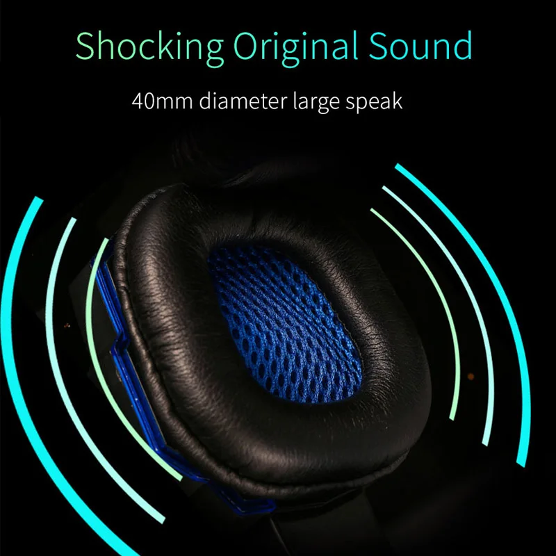 OUSU 3 5 мм hi fi игровая гарнитура с микрофоном геймерские басовые наушники для