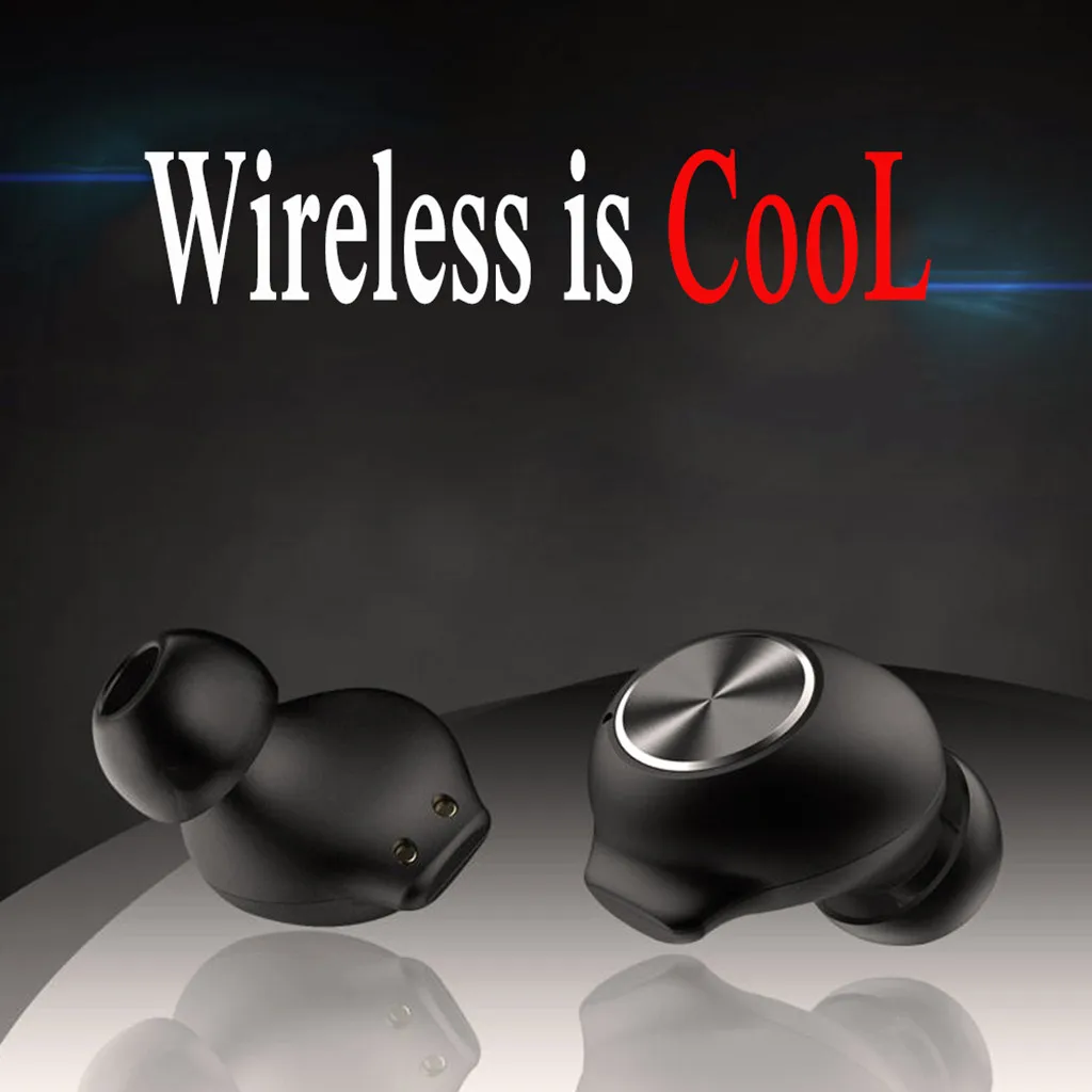 Беспроводные спортивные мини наушники Twins Bluetooth вкладыши стерео для спорта