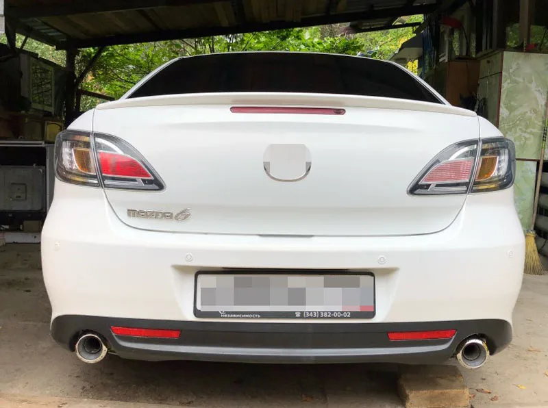 Наконечник выхлопной трубы глушитель для Mazda 6 GH мазда 6 2008 2009 2011 2012 авто аксессуары