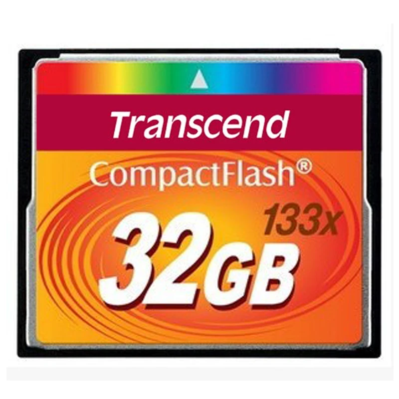 Карта памяти Transcend, реальная емкость, 32 ГБ, 16 ГБ, 8 ГБ, 64 ГБ, 64 ГБ, профессиональные CF-карты, 133x компактная вспышка для цифровой зеркальной камер...