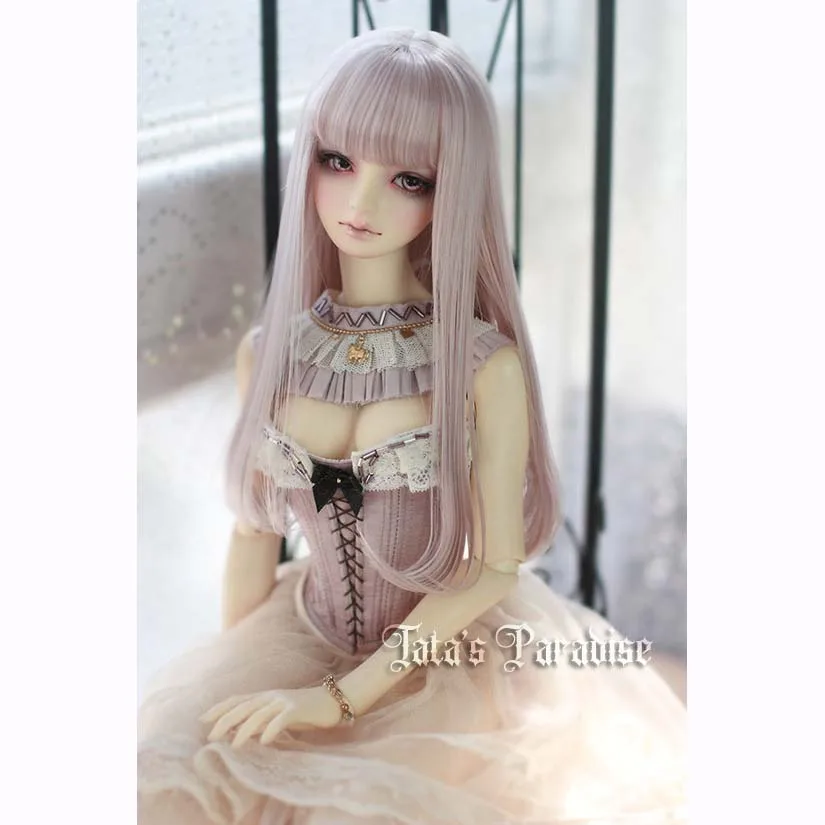 Allaosify 1 шт. прямой парик 1/3 1/4 1/6 bjd кукла парик высокая температура волокна BJD волосы