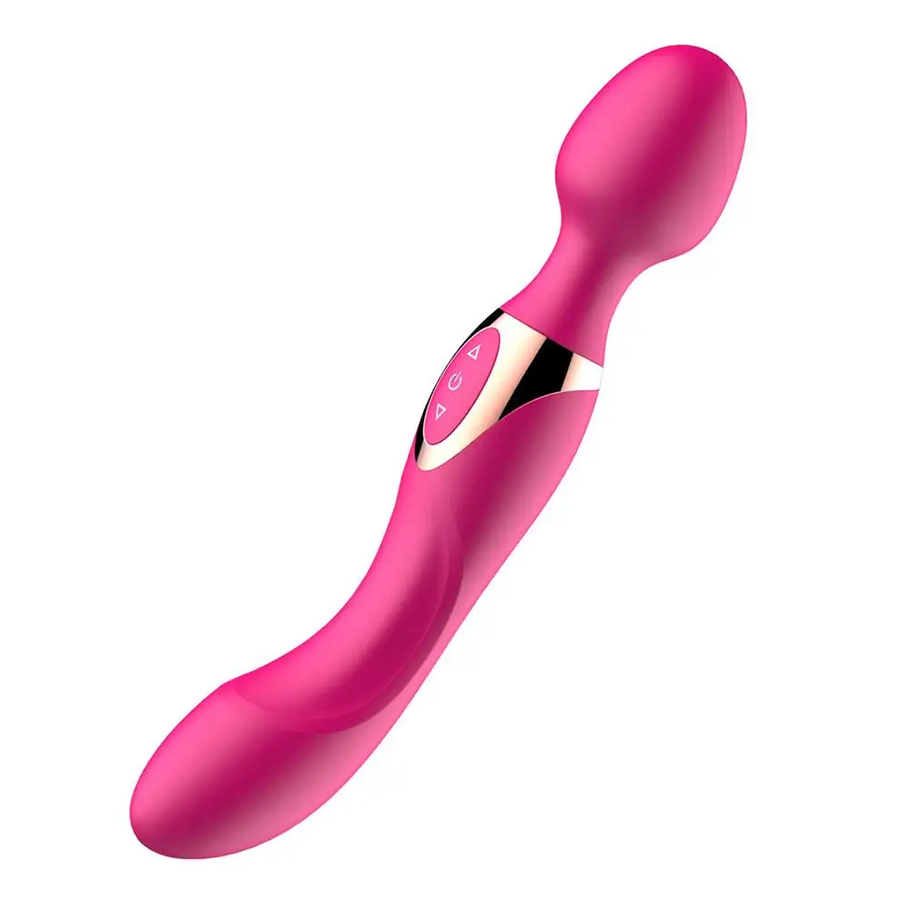 USB Charging Double Head Shock Wand AV Vibrator Waterproof G Point Stimulation Masturbation Anesthesia Adult Sex Toys | Красота и
