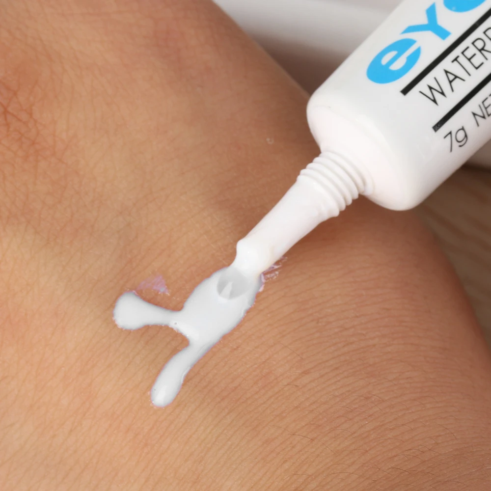 1 шт. водостойкий клей для накладных ресниц белый/черный | Красота и здоровье