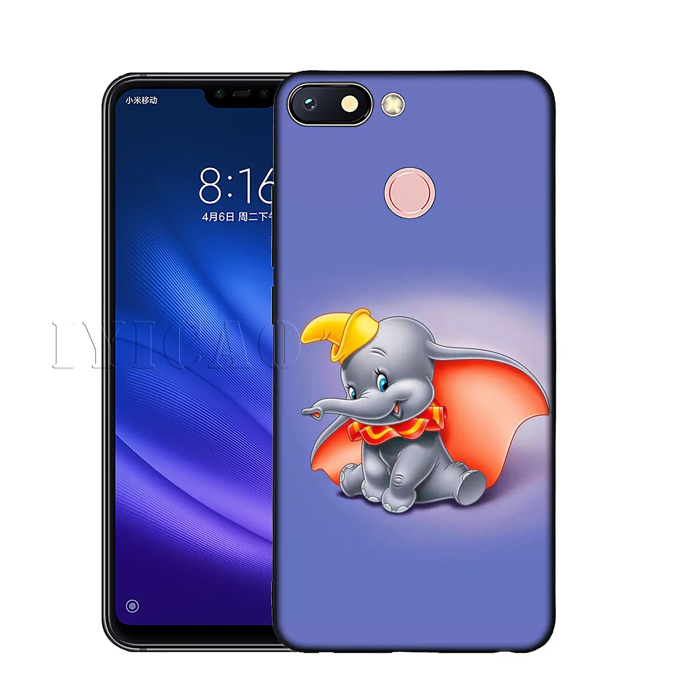 IYICAO Dumbo elephant Soft Silicone Phone Case for Xiaomi Mi 10 9 9T CC9 CC9E 8 SE A3 Pro A1 A2 Lite 6 pocophone f1 mi9 mia2 |
